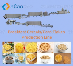 Breakfast Cereals Corn Flakes Production Line
